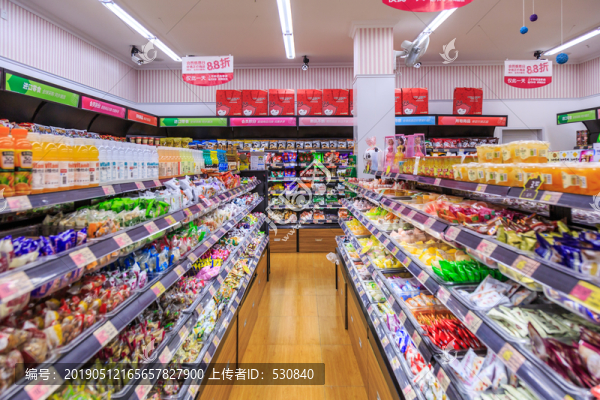 超市食品區(qū)