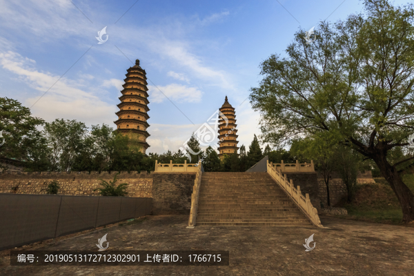 中國山西太原永祚寺風(fēng)光