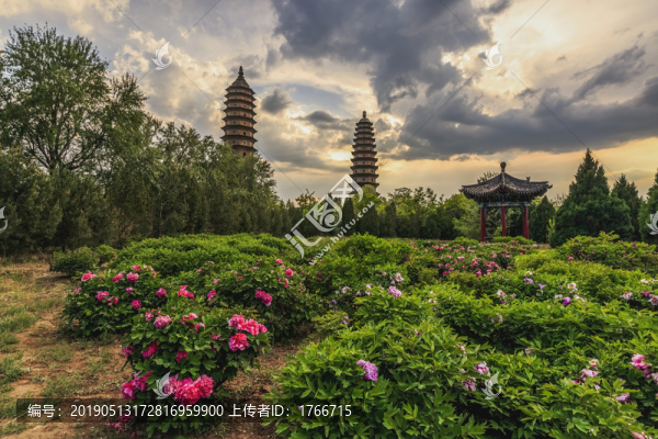 中國(guó)山西太原永祚寺風(fēng)光