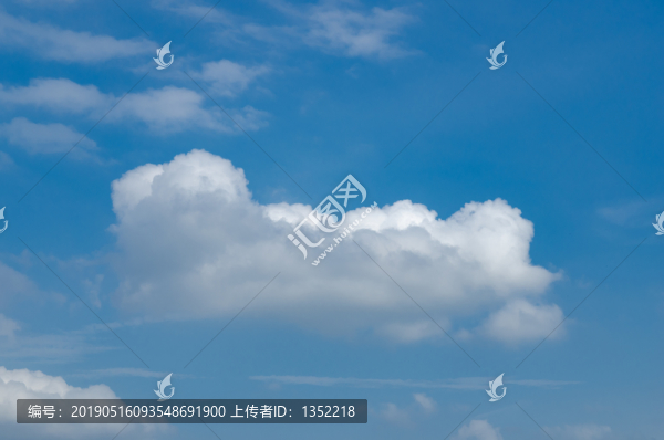 藍天白云