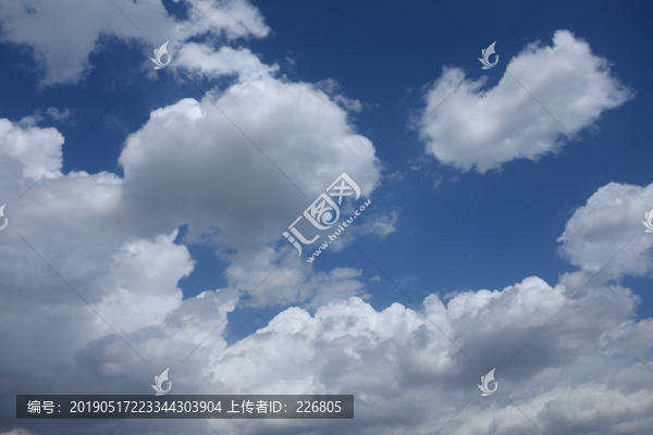 藍天白云