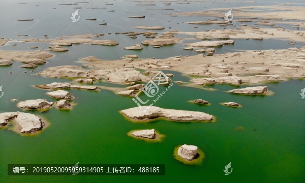 航拍雅丹國(guó)家地質(zhì)公園雅丹地貌