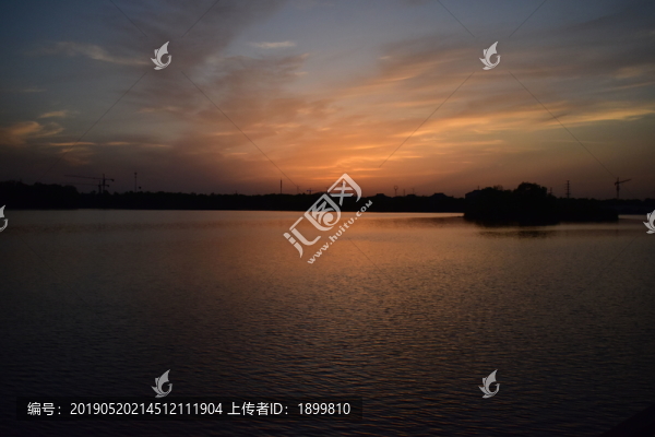 小南湖夕陽余暉