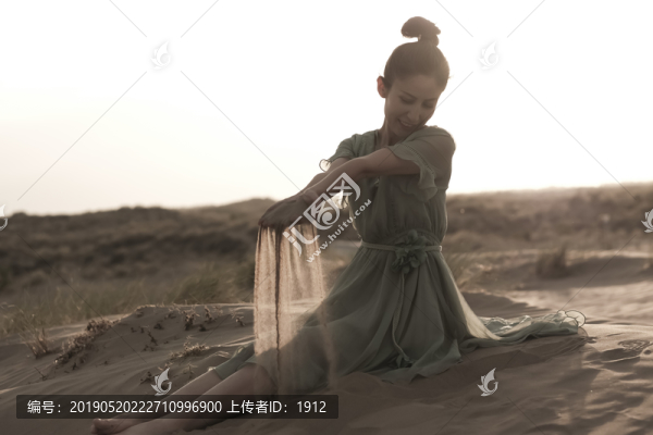 沙漠人像