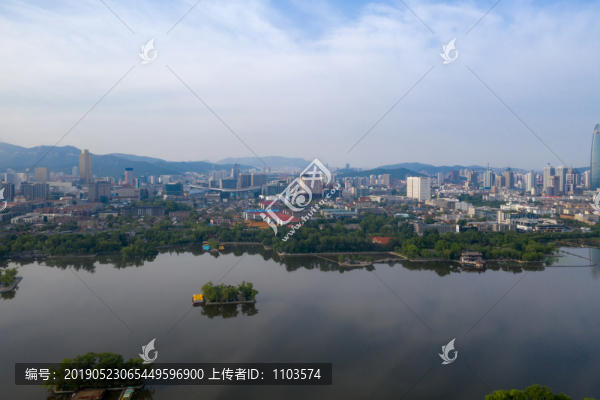 航拍濟南大明湖04