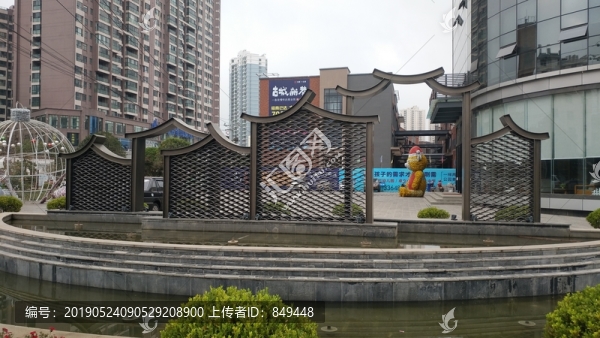 建筑雕塑古城新巷