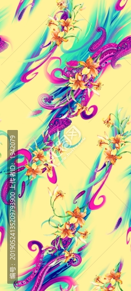 新古典花紋