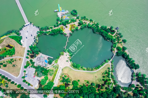航拍徐州云龍湖風(fēng)景