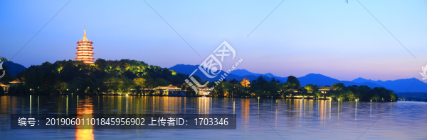 杭州西湖雷峰塔