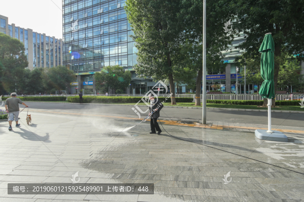 沖洗地面