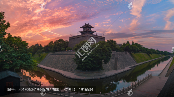 角樓夕照