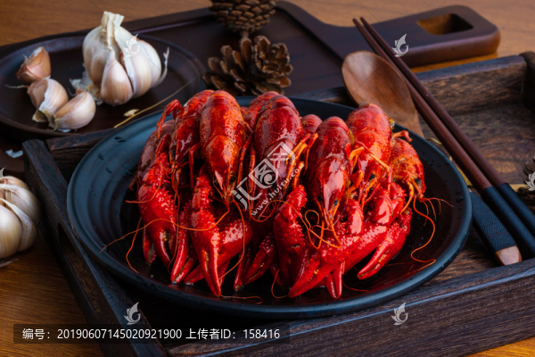 麻辣小龍蝦素材
