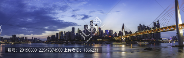重慶夜景之渝中半島夜景