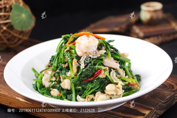 雙鮮拌菠菜