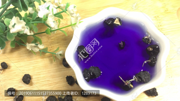 青海黑枸杞泡水特寫