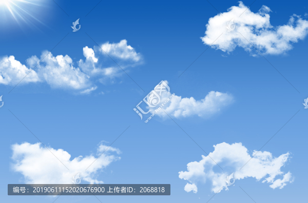 藍天白云