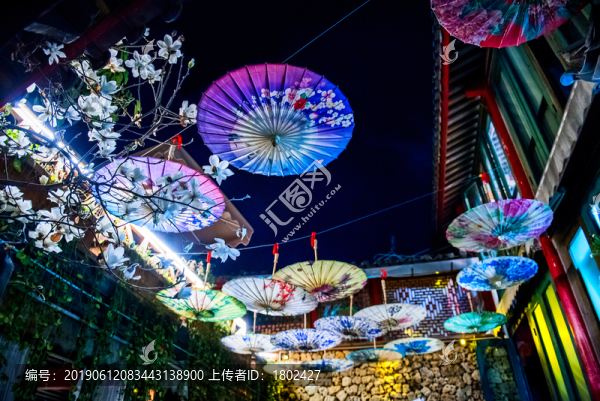 麗江古城夜景