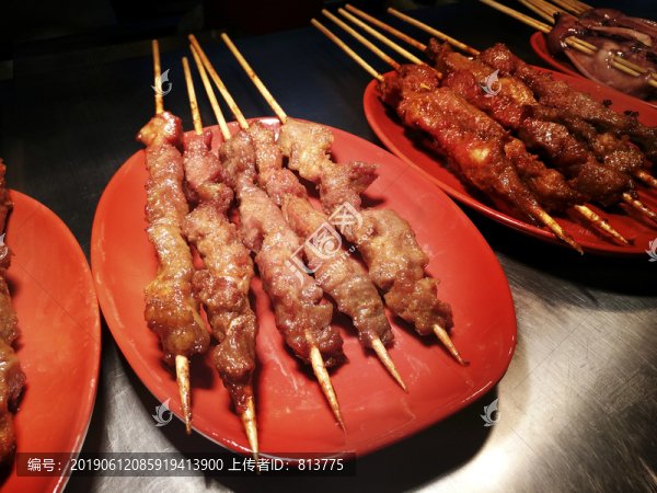 特寫烤串