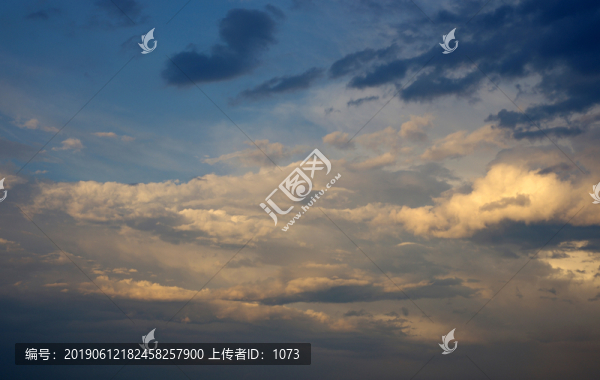 傍晚的天空