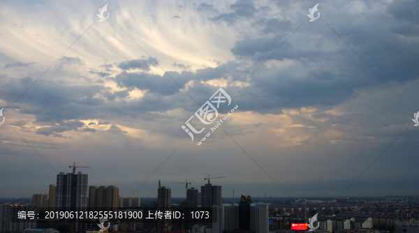 滁州上空的云天