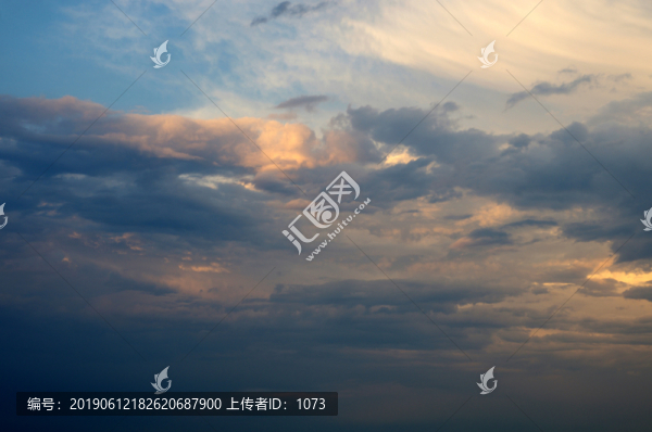 傍晚的天空