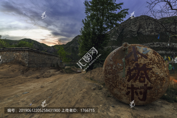 中國(guó)山西太原小塔村汾河灣風(fēng)光