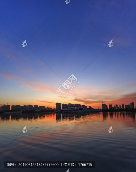 中國山西太原晉陽湖公園風光