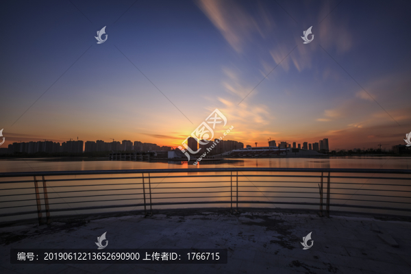 中國山西太原晉陽湖公園風(fēng)光