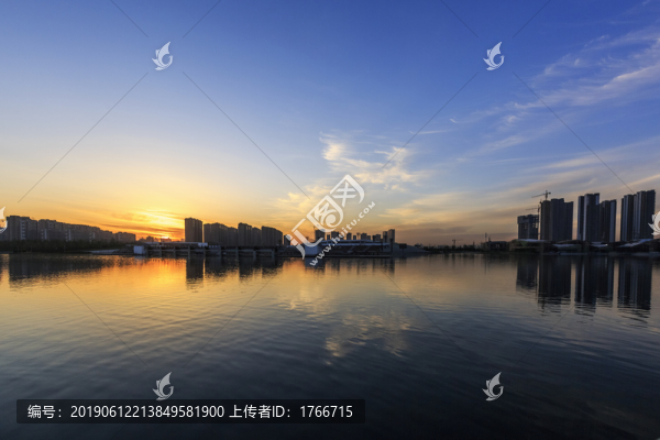 中國山西太原晉陽湖公園風(fēng)光