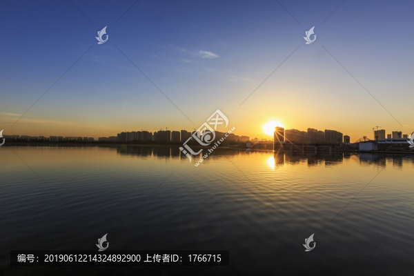 中國(guó)山西太原晉陽(yáng)湖公園風(fēng)光