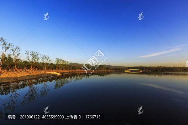 中國山西太原晉陽湖公園風(fēng)光