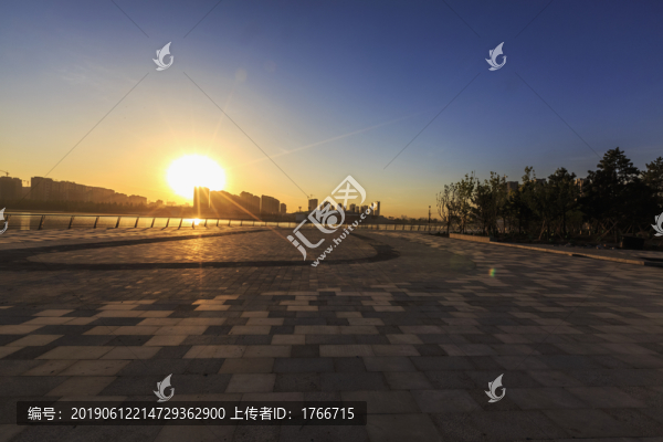 中國山西太原晉陽湖公園風(fēng)光