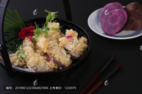 紫薯天婦羅