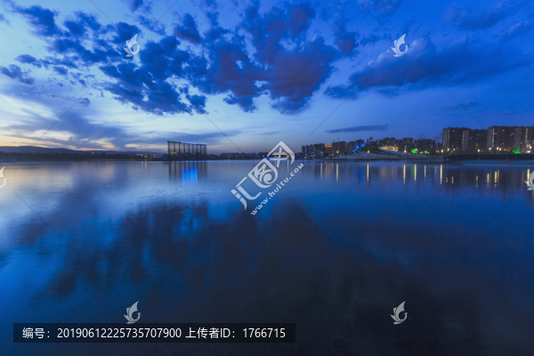 中國山西太原晉陽湖風光