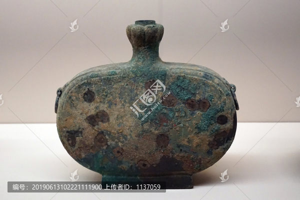 戰(zhàn)國蒜頭青銅壺
