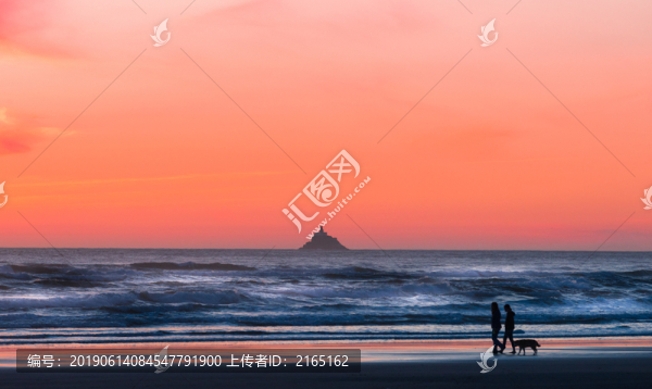 落日海灘