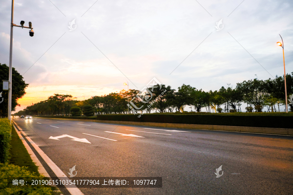 廈門環(huán)島路晚霞