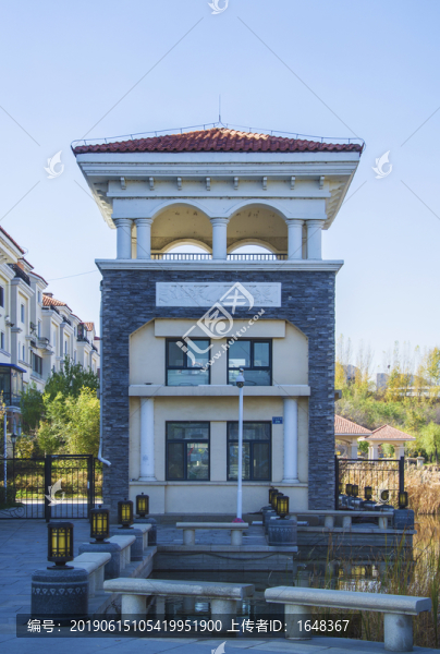 鞍山玉巒灣住宅區(qū)三層亭樓