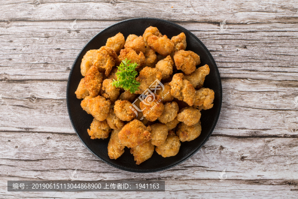 油炸雞米花