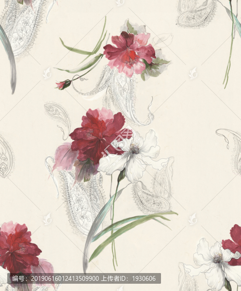 墻布花型