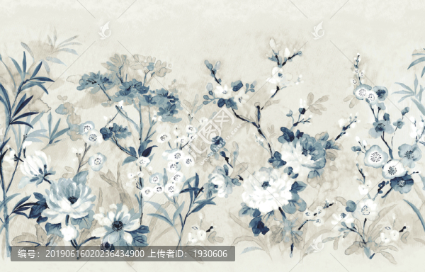 墻布花型