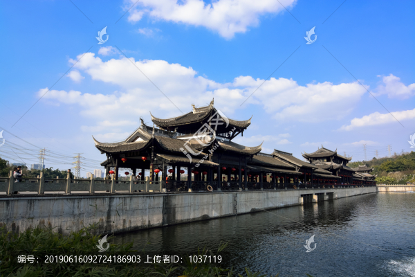 園林景觀廊橋