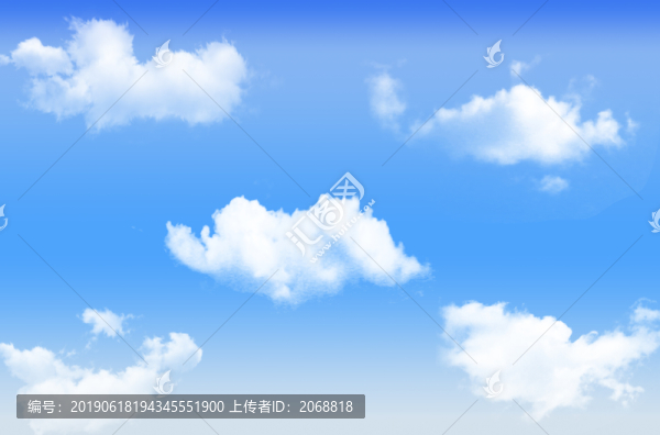 藍天白云