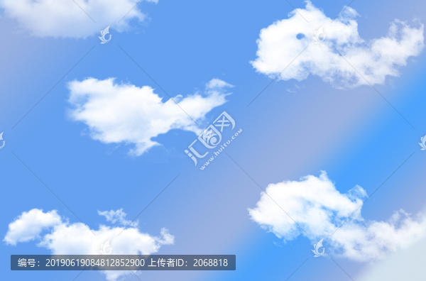 藍天白云