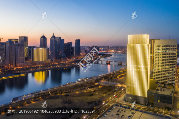 天津?yàn)I海新區(qū)于家堡商務(wù)區(qū)