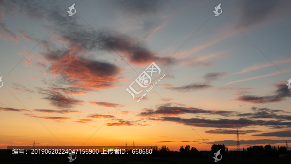 夕陽西下