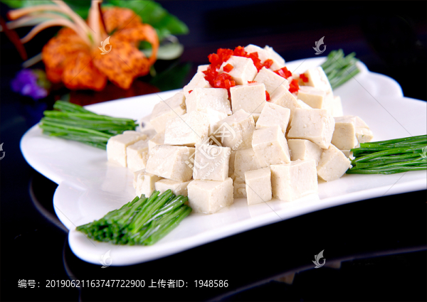 沙蔥豆腐