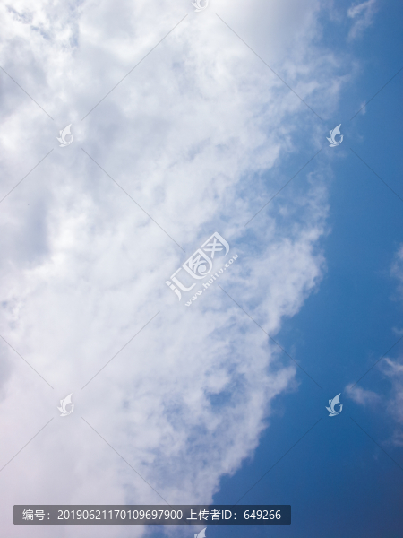 藍天白云