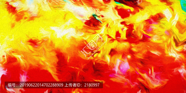 抽象無框畫