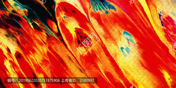 抽象無框畫